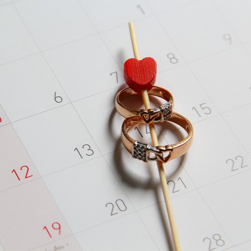 Wedding Date Book